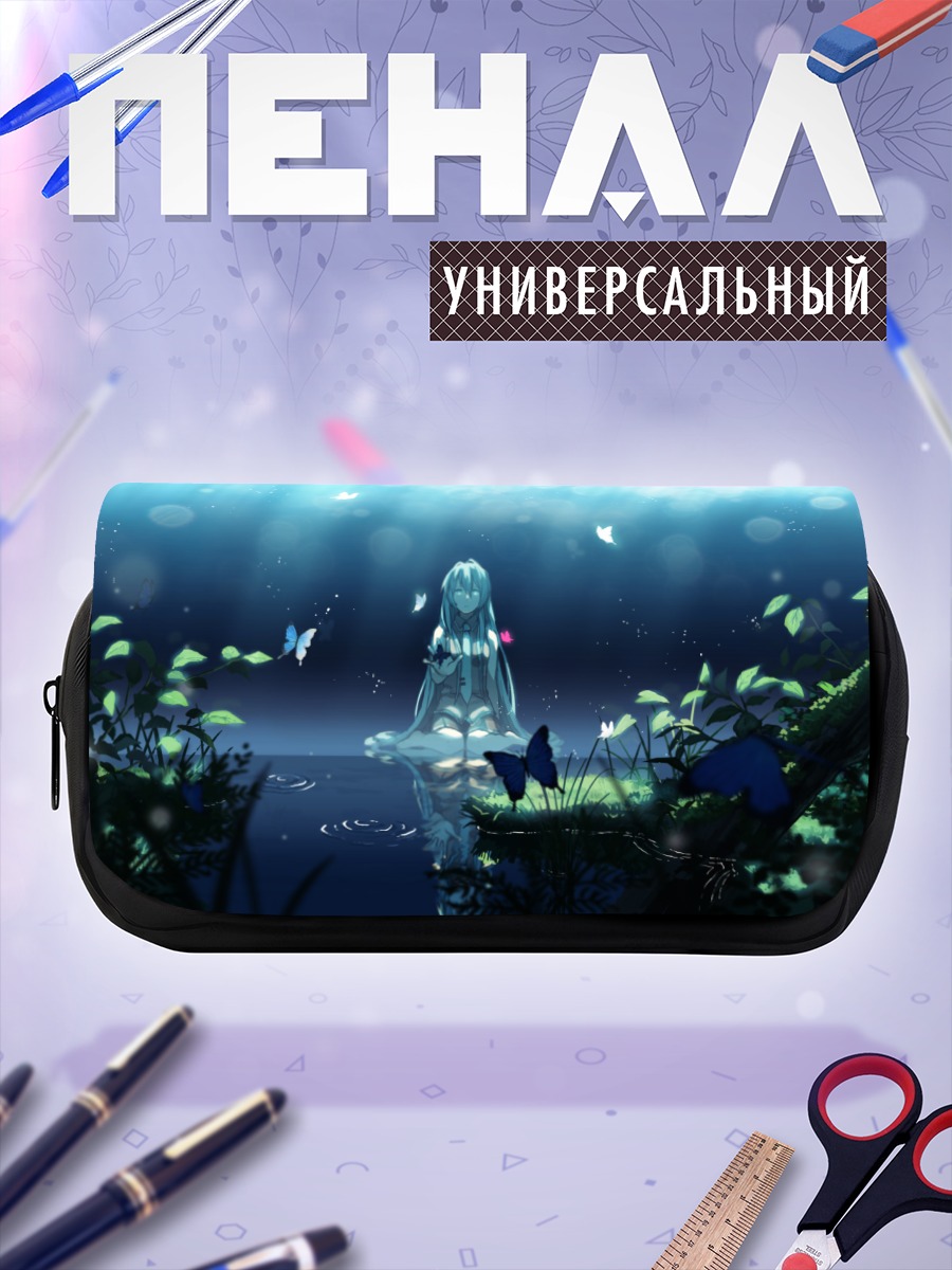 Пенал-косметичка Мику Хацунэ в лесу