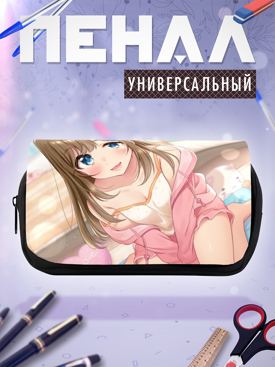 Пенал-косметичка Девушка в пижаме