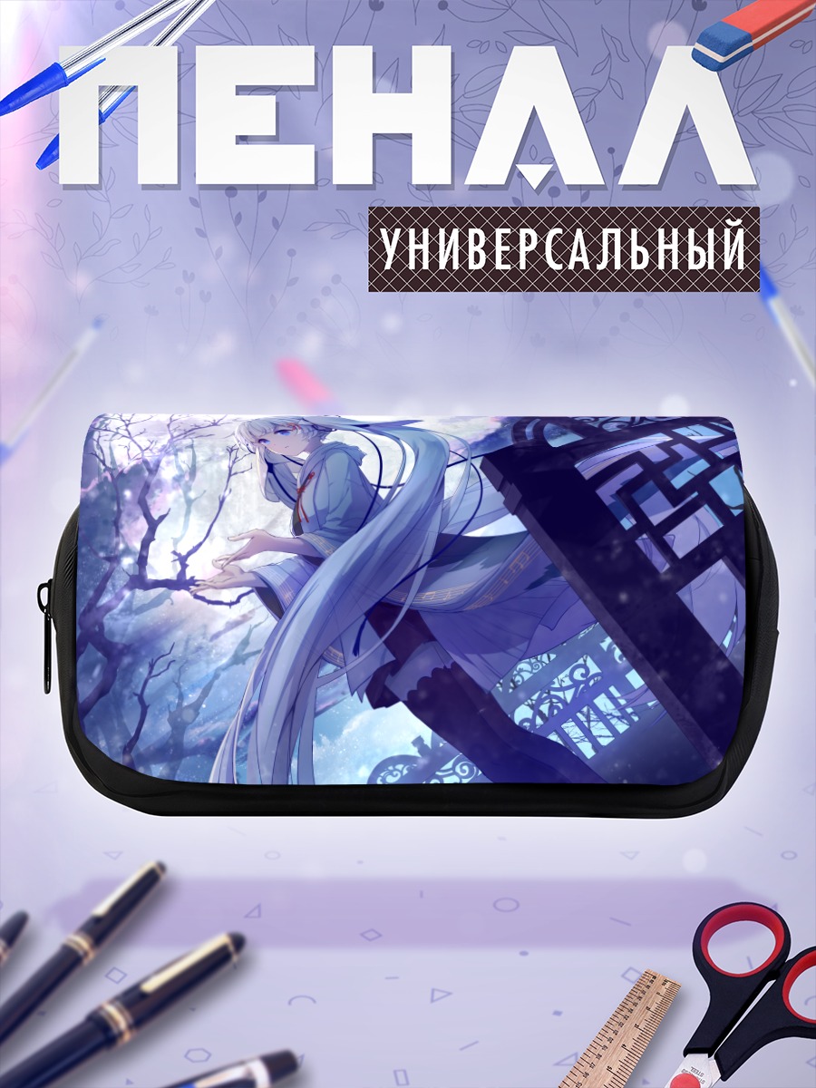 Пенал-косметичка Мику Хацунэ в лесу