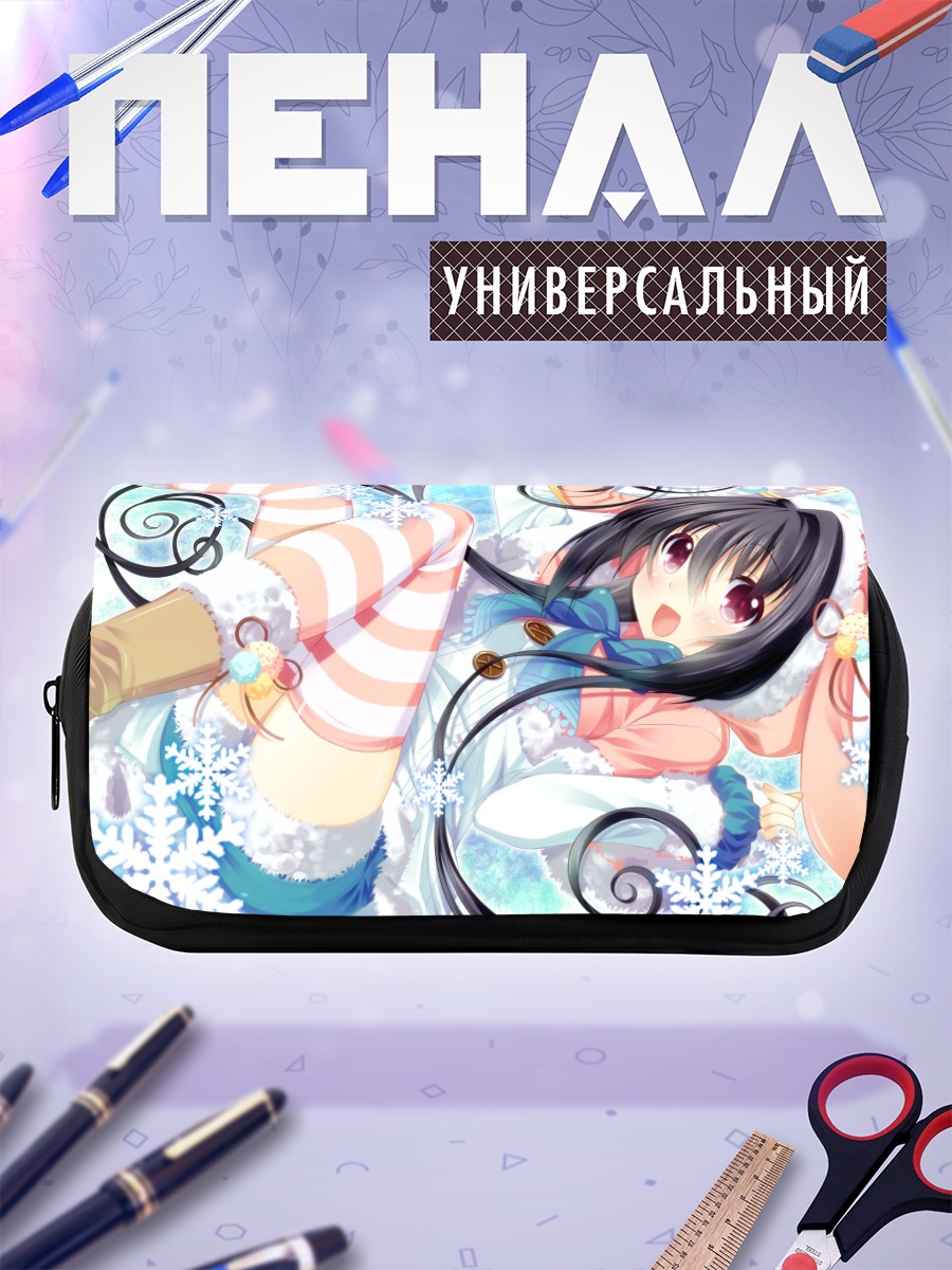 Пенал-косметичка Зайка в снегу
