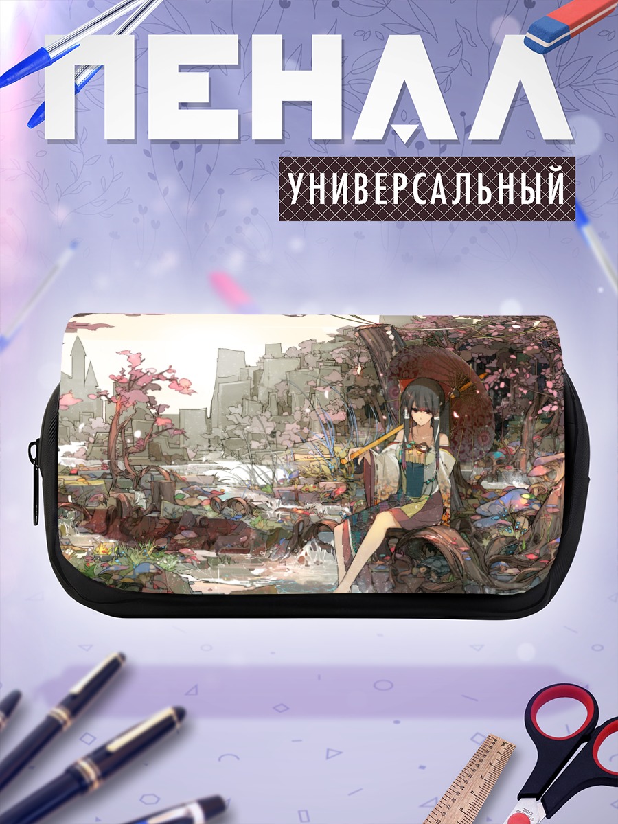 Пенал-косметичка Рейму Хакурей в сакуре
