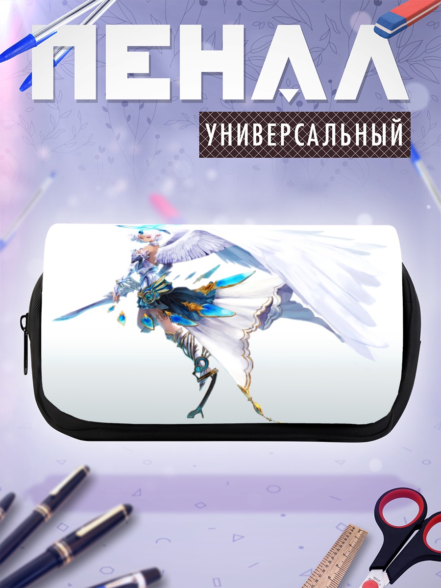 Пенал-косметичка Белокрылый воин с мечом
