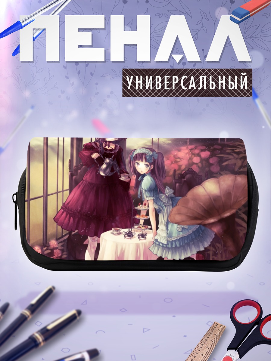 Пенал-косметичка Девушки в цветах