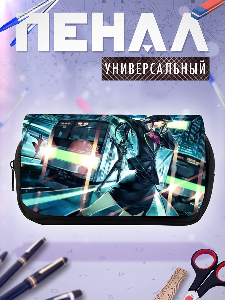 Пенал-косметичка Мику Хацунэ в метро