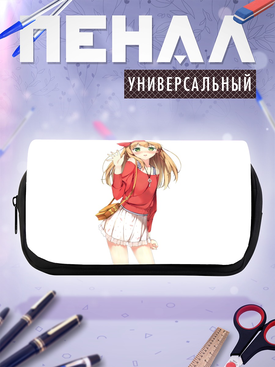 Пенал-косметичка Адзуса Азуки в красном