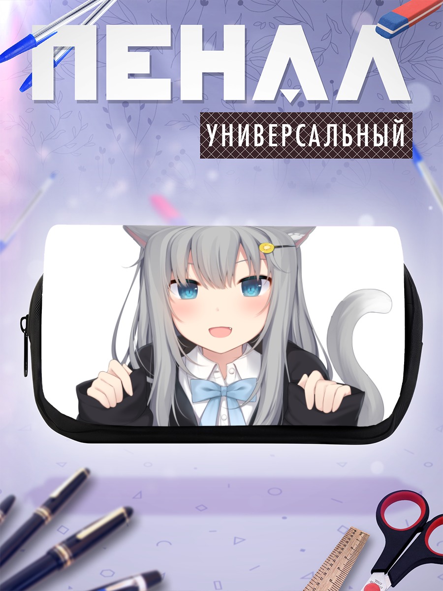 Пенал-косметичка Начонеко с ушками