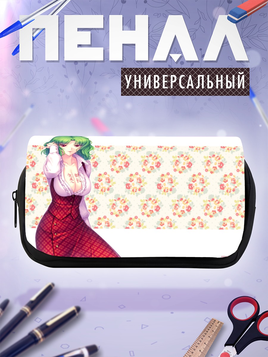 Пенал-косметичка Юка Казами в цветах
