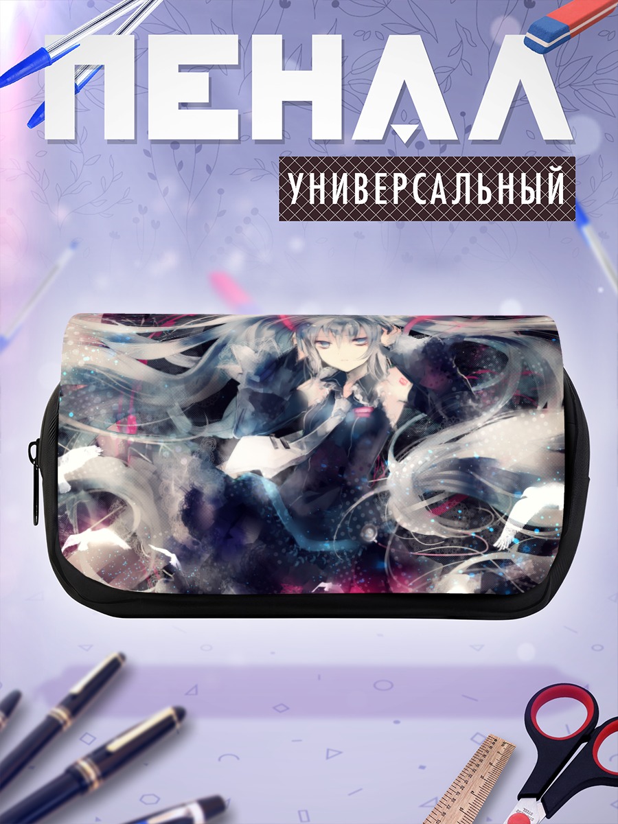 Пенал-косметичка Мику Хацунэ в вихре