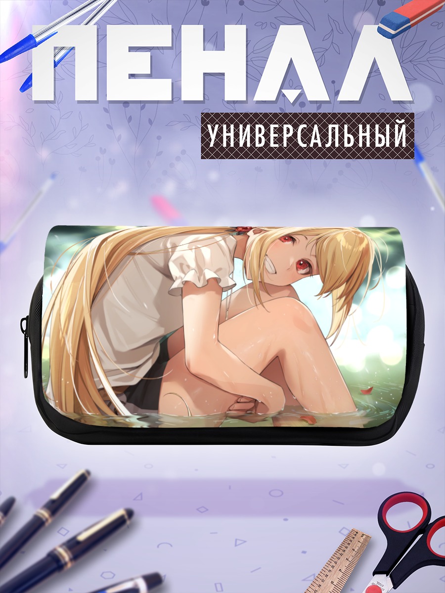 Пенал-косметичка Блондинка в воде