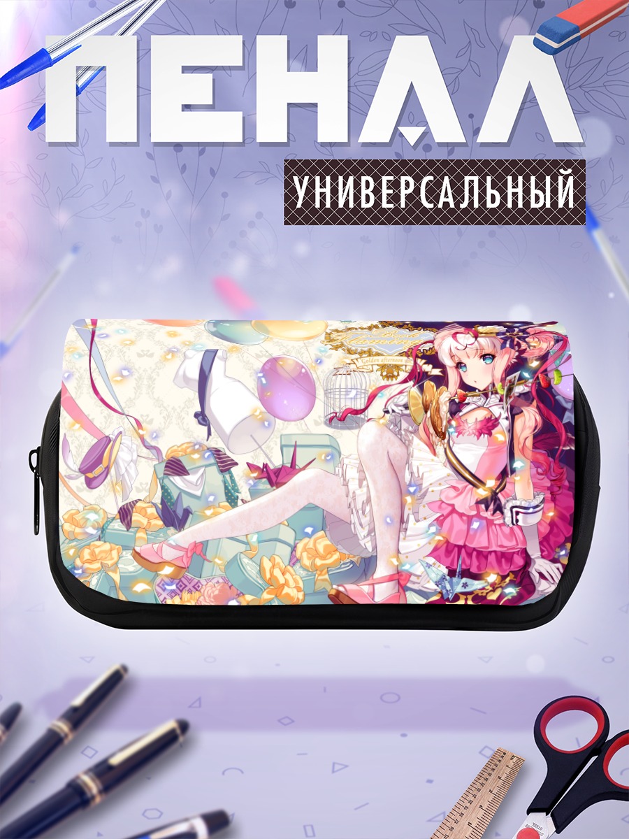 Пенал-косметичка Девушка в сладостях