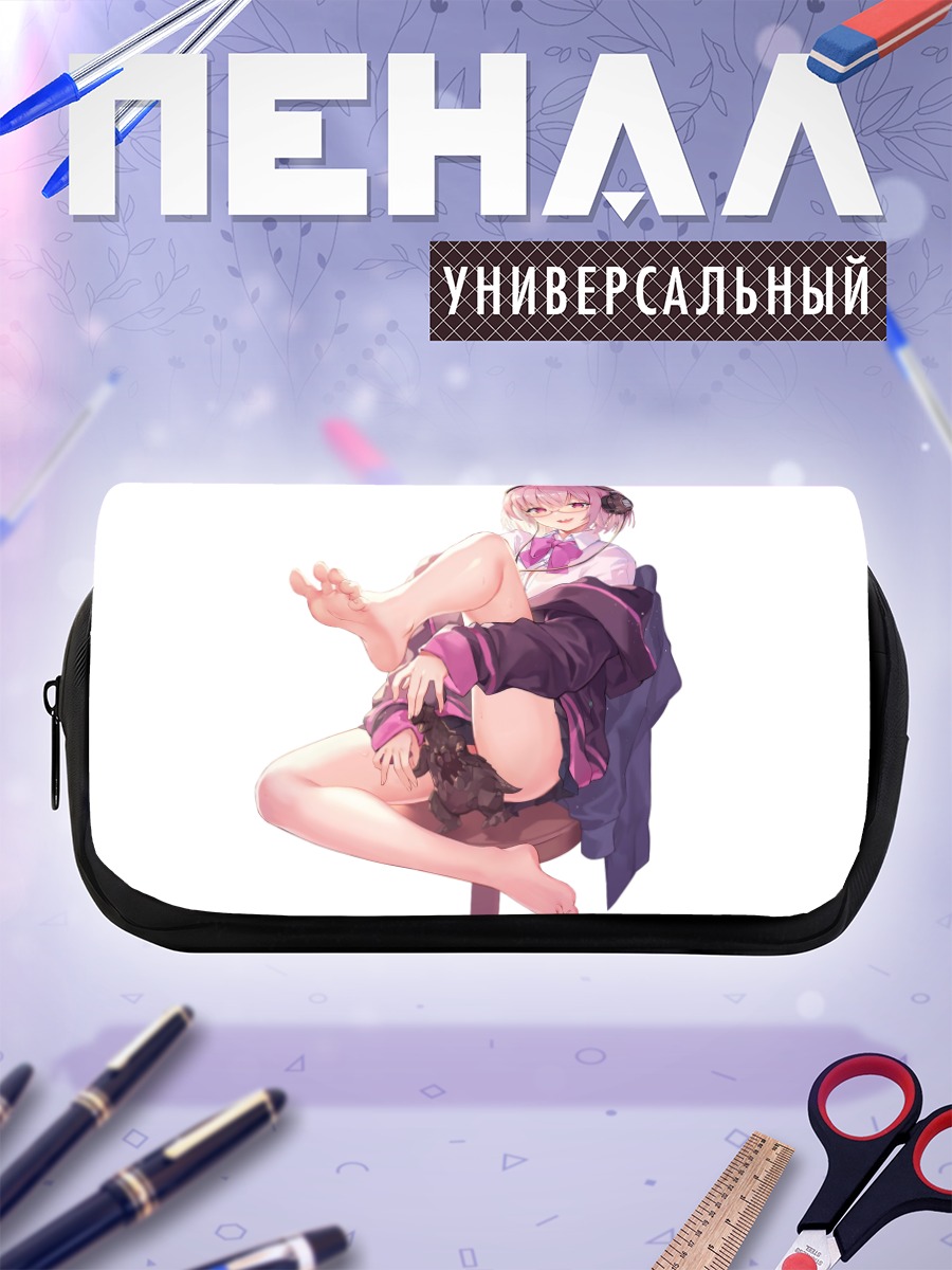 Пенал-косметичка Аканэ Синдзё в наушниках