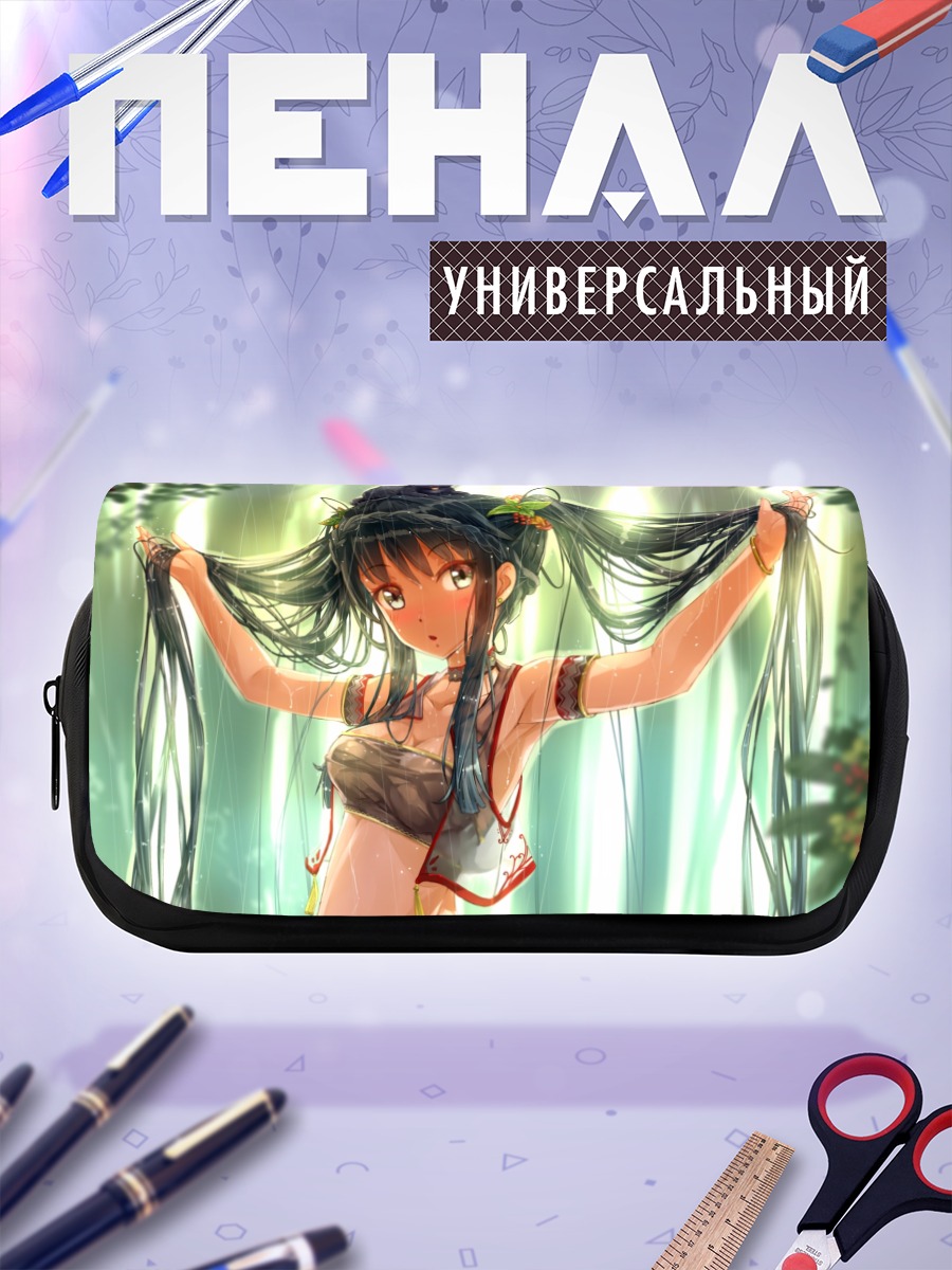 Пенал-косметичка Девушка в лесу