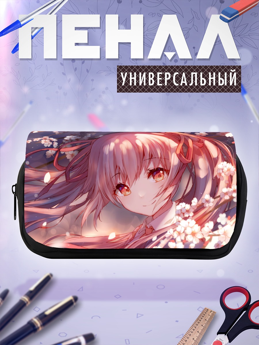 Пенал-косметичка Мику Хацунэ в сакуре