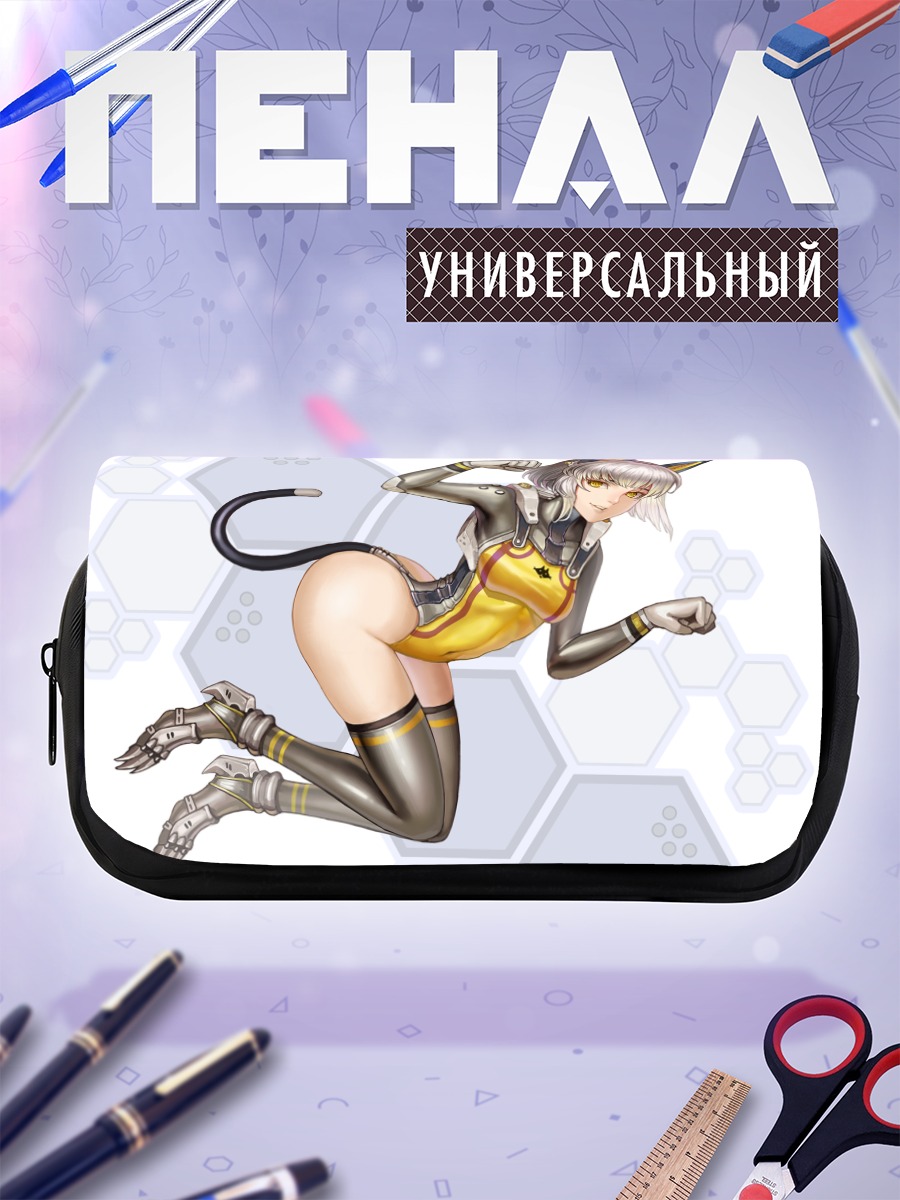 Пенал-косметичка Кибер-кошка в боди