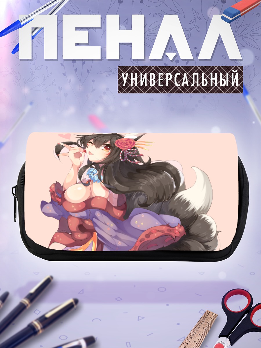 Пенал-косметичка Кицунэ в кимоно