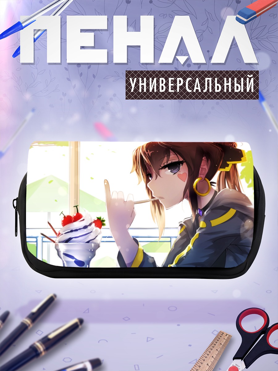 Пенал-косметичка Тянь Лин Цянь Е с десертом