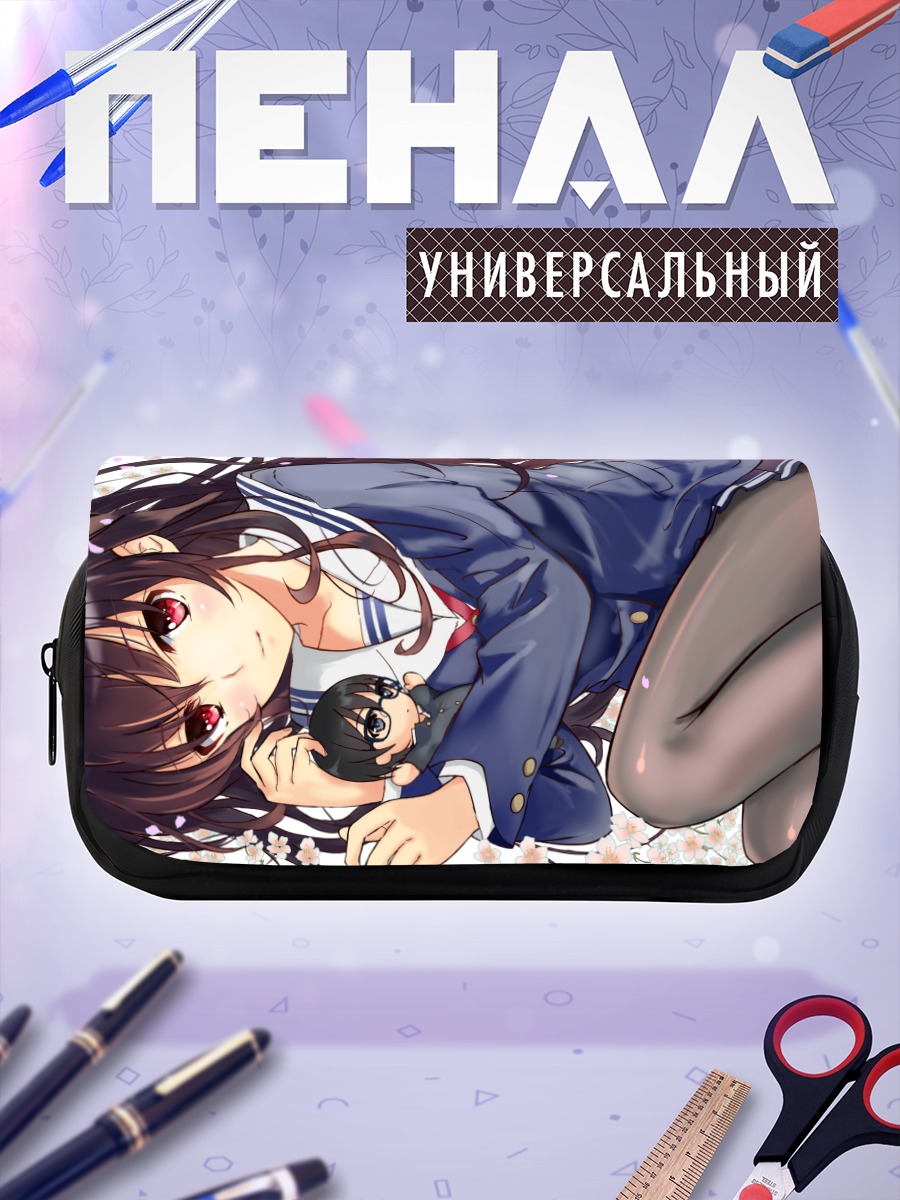 Пенал-косметичка Утаха Касумигаока в лепестках