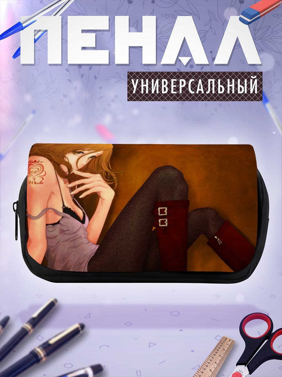 Пенал-косметичка Рин Кагамин в черном