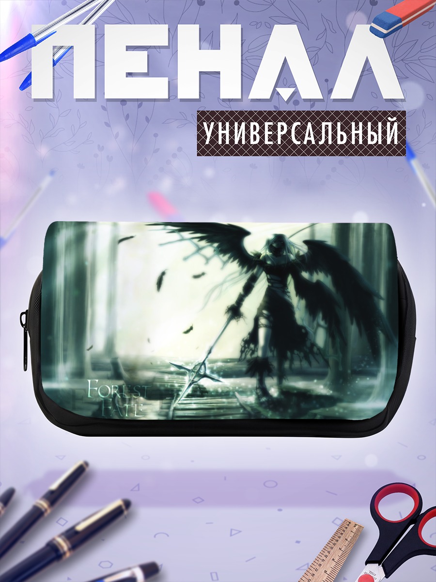 Пенал-косметичка Крылатый воин с мечом
