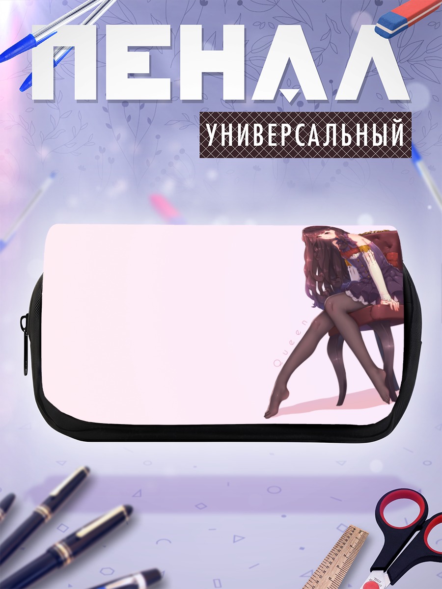 Пенал-косметичка Девушка в платье
