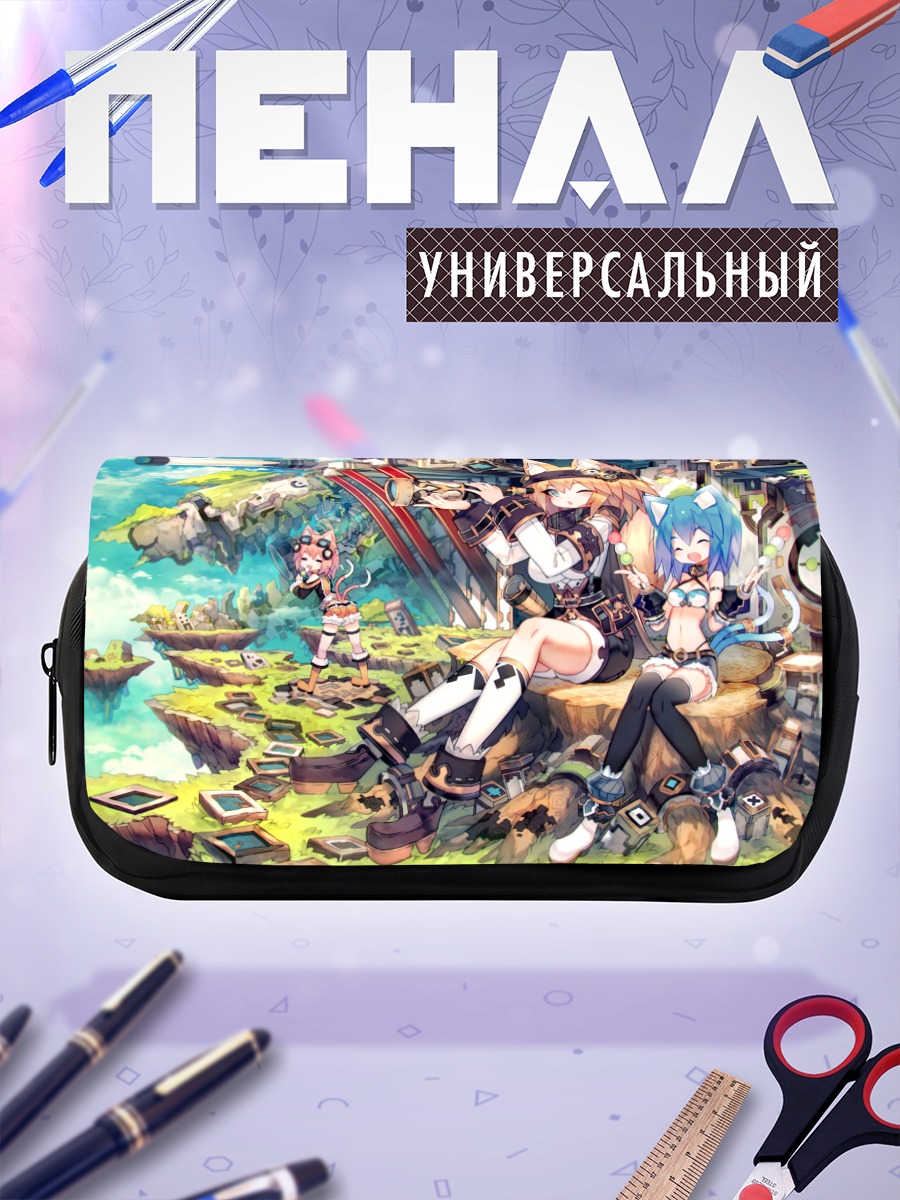 Пенал-косметичка Мику Хацунэ и подруга