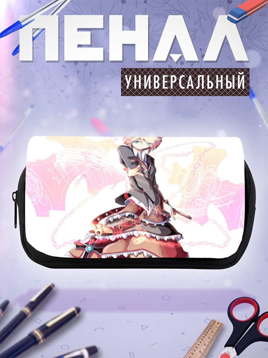 Пенал-косметичка Девушка с оружием