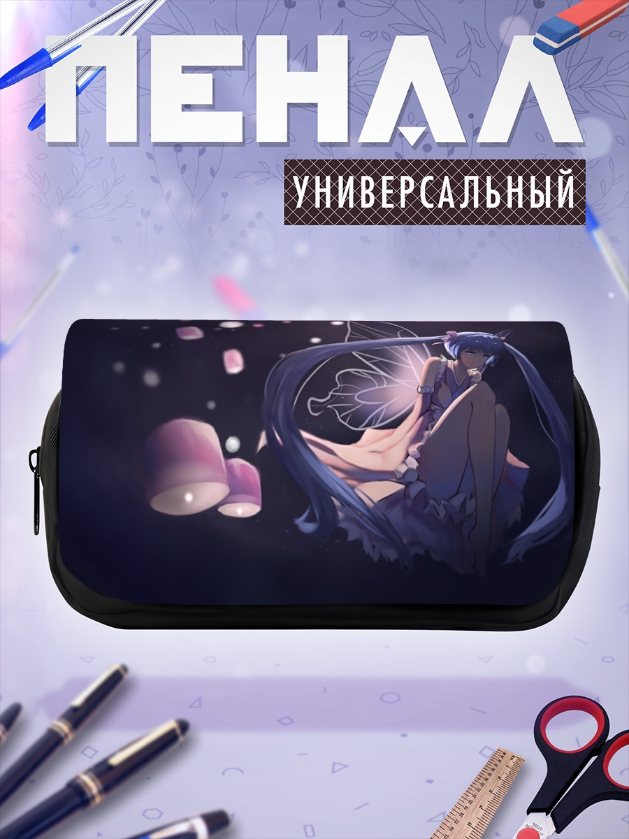Пенал-косметичка Мику Хацунэ с фонариками