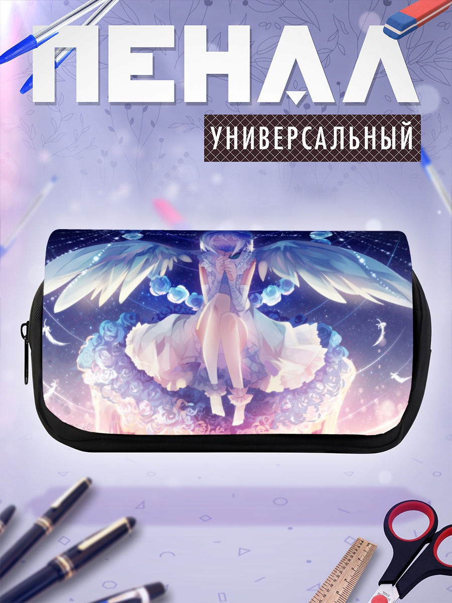 Пенал-косметичка Ангел в цветах