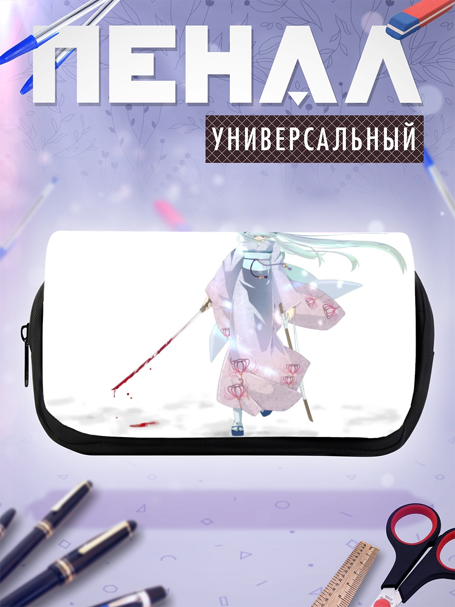 Пенал-косметичка Мику Хацунэ в кимоно