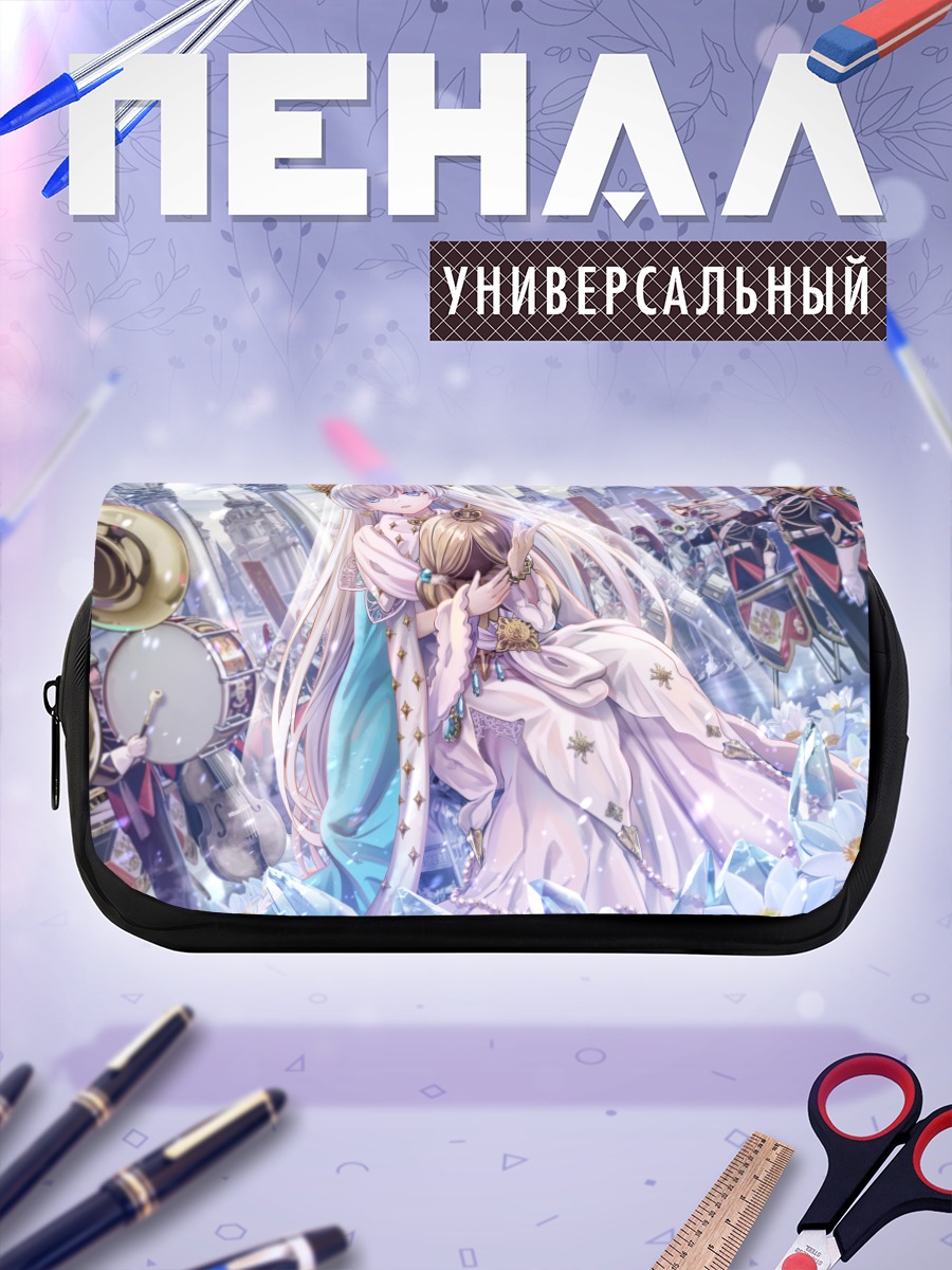 Пенал-косметичка Анастасия в цветах