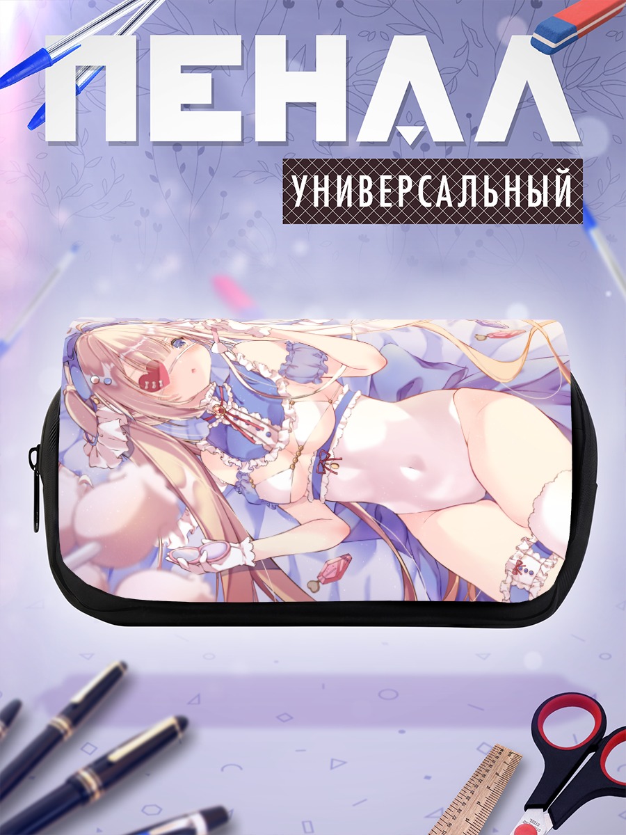 Пенал-косметичка Девушка в лолите
