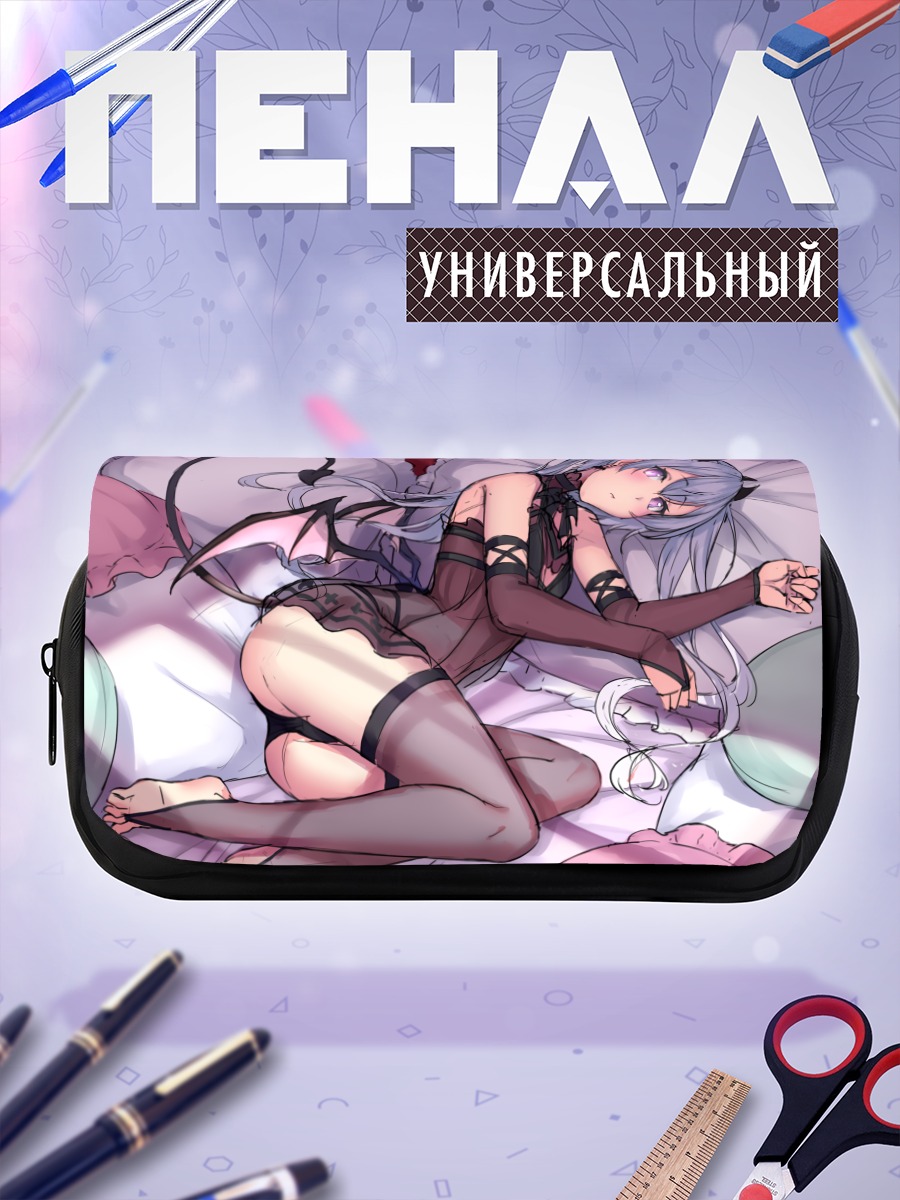 Пенал-косметичка Суккуб на кровати