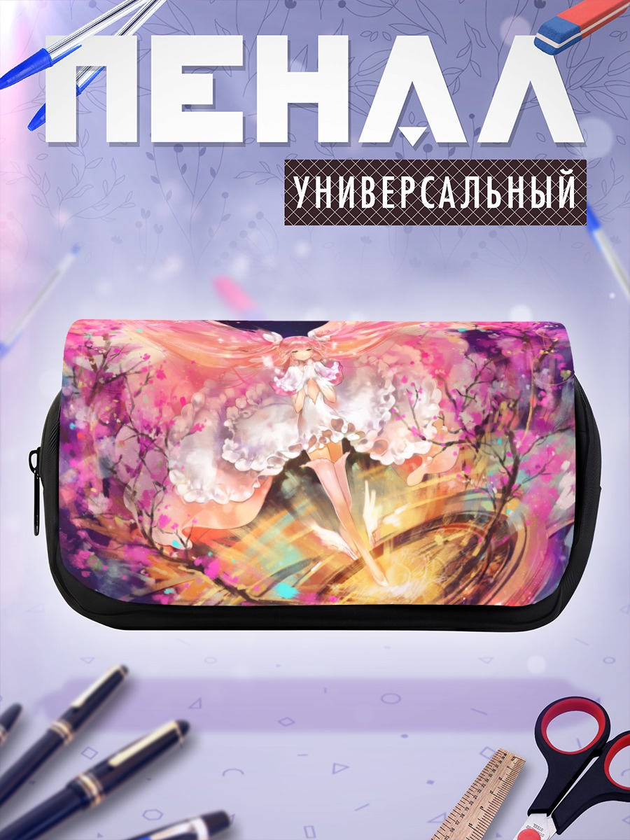 Пенал-косметичка Мадока Канамэ в цветах