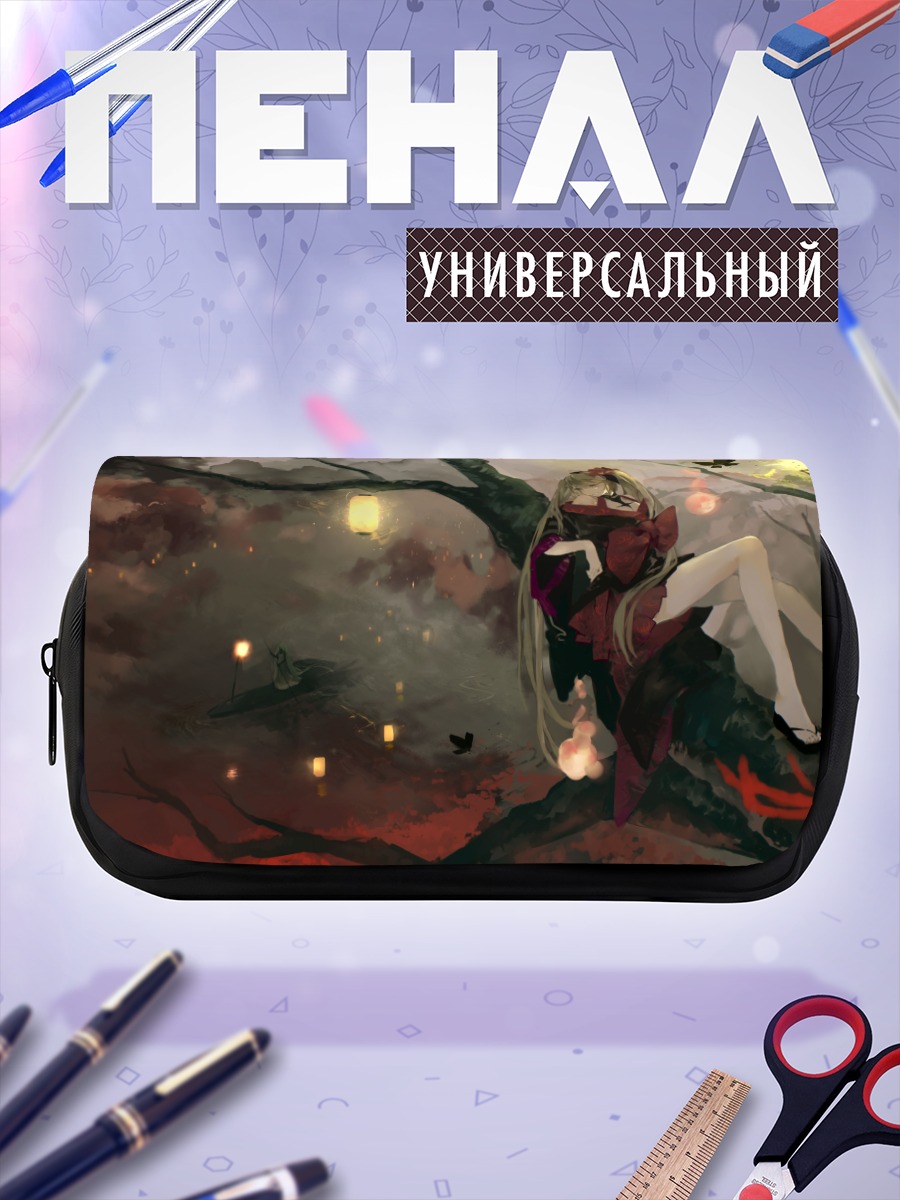 Пенал-косметичка Мику Хацунэ в лесу