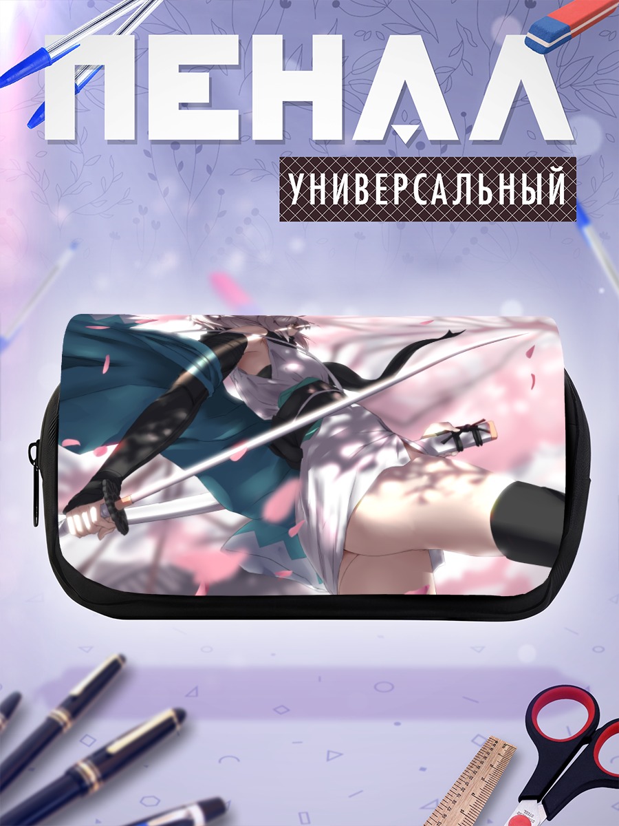 Пенал-косметичка Окита Содзи в сакуре