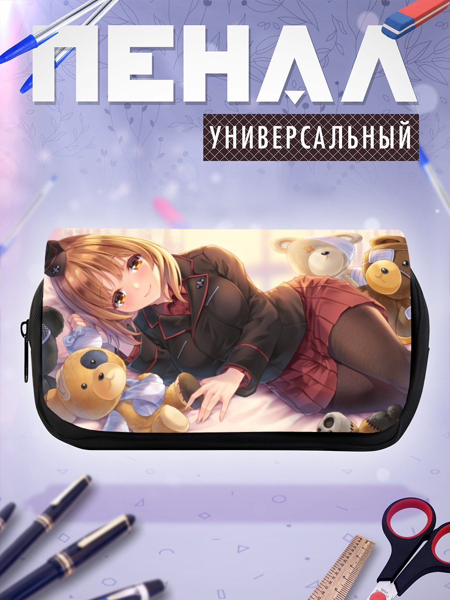 Пенал-косметичка Михо Нисидзуми с мишками