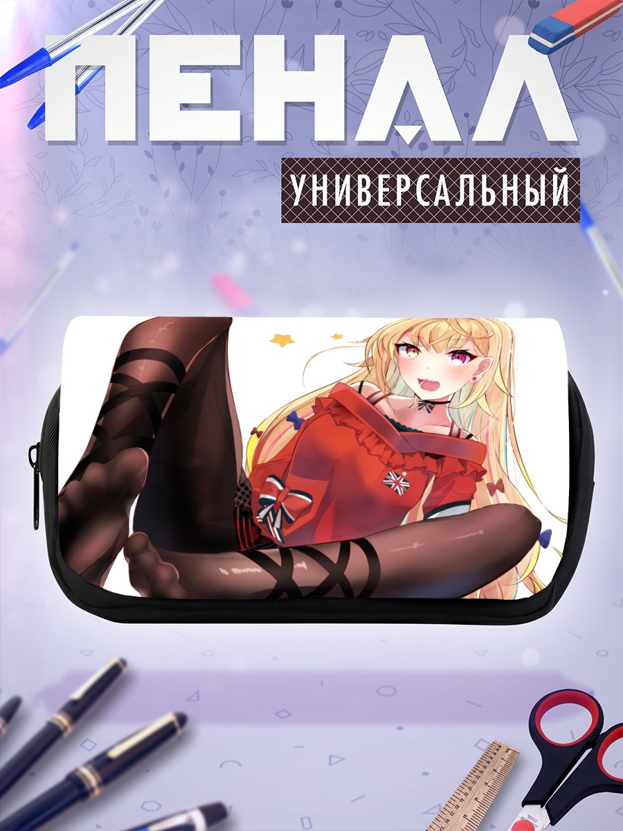Пенал-косметичка Сара Хошикава в красном