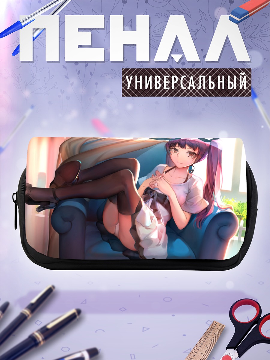Пенал-косметичка Мику Хацунэ в кресле