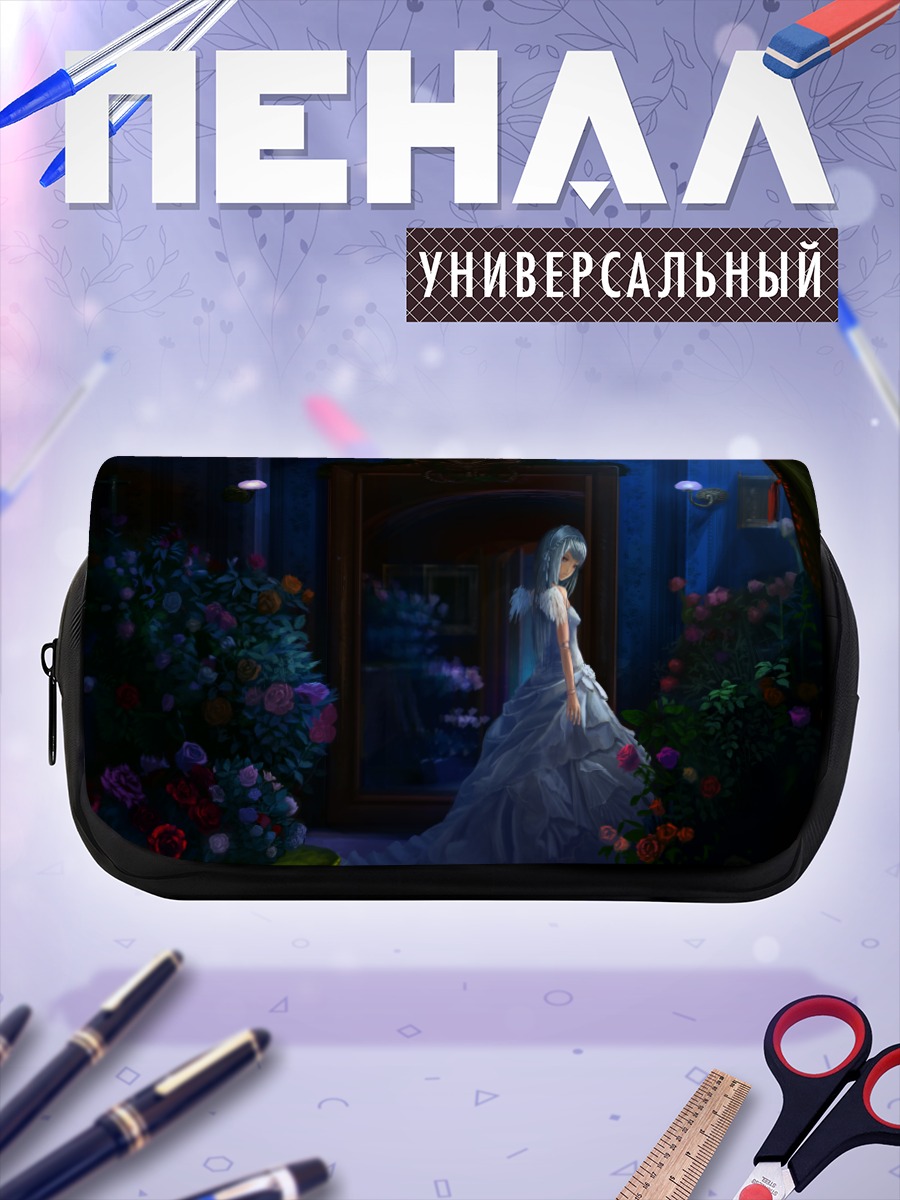 Пенал-косметичка Суигинто в цветах