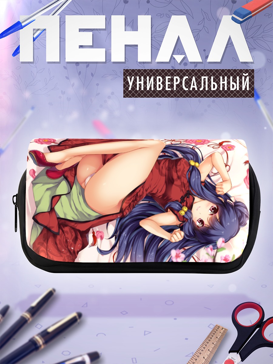 Пенал-косметичка Шампу в цветах