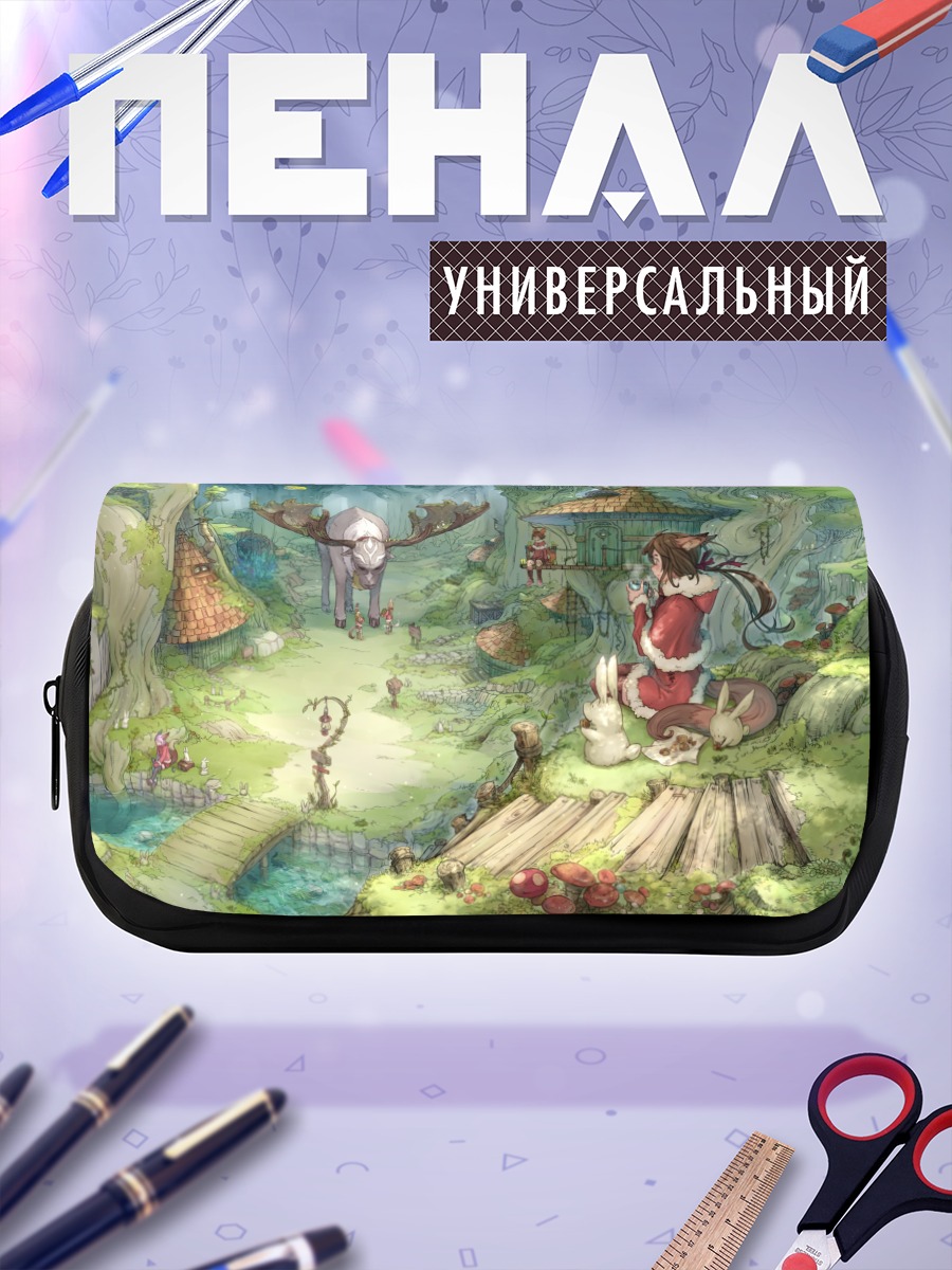 Пенал-косметичка Лесной дух в капюшоне