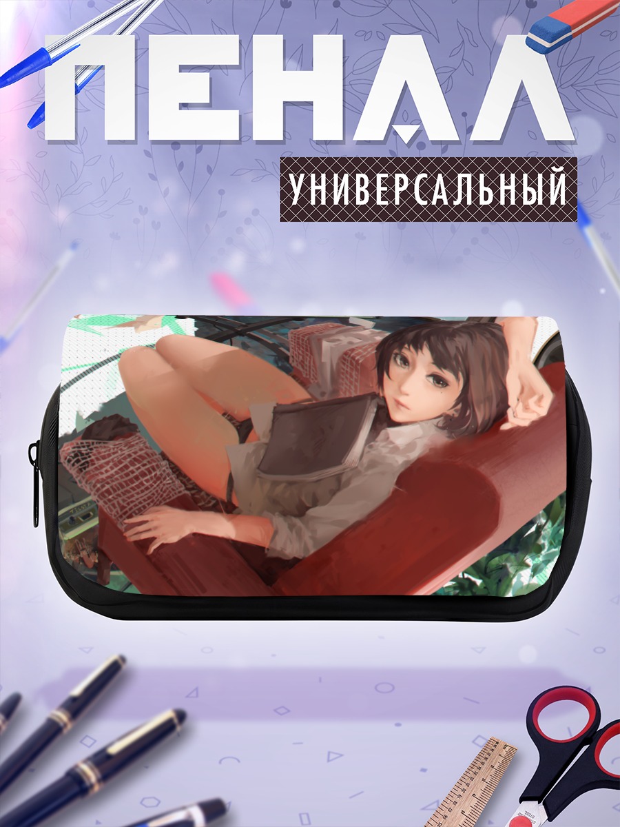 Пенал-косметичка Девушка за пианино