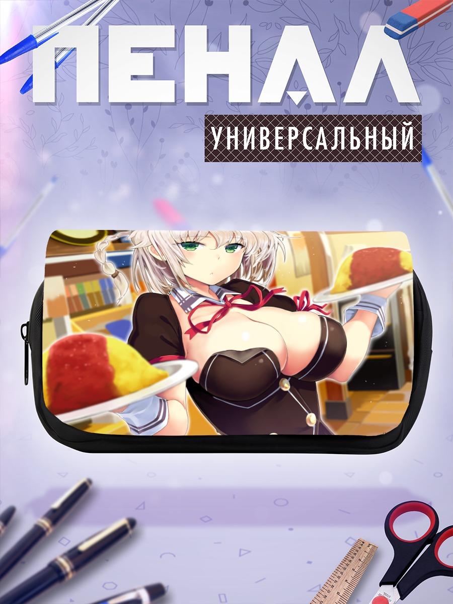 Пенал-косметичка Юри Шачи с омлетом
