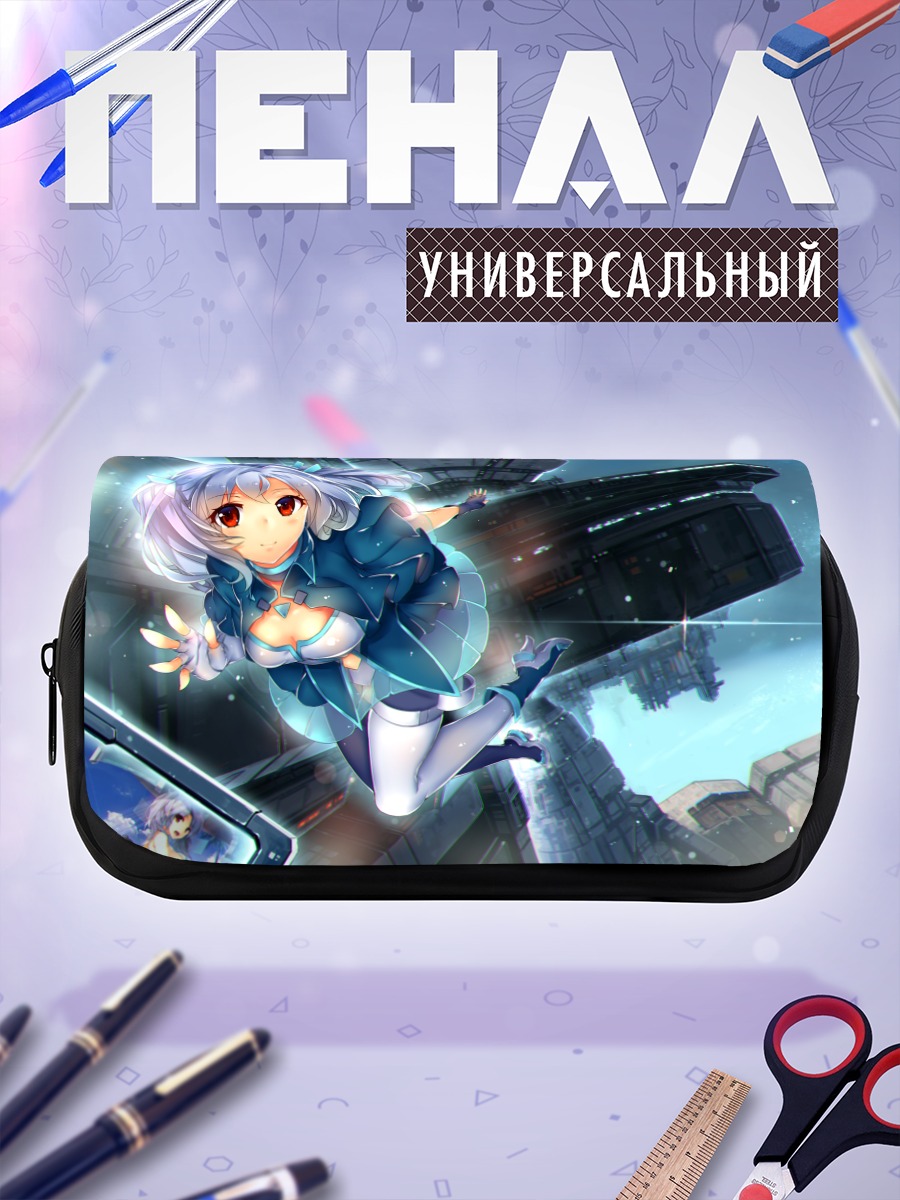 Пенал-косметичка Девушка в небе