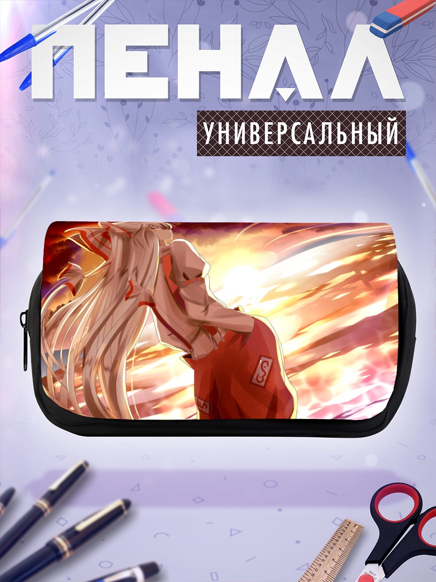 Пенал-косметичка Моко Фудзивара в огне