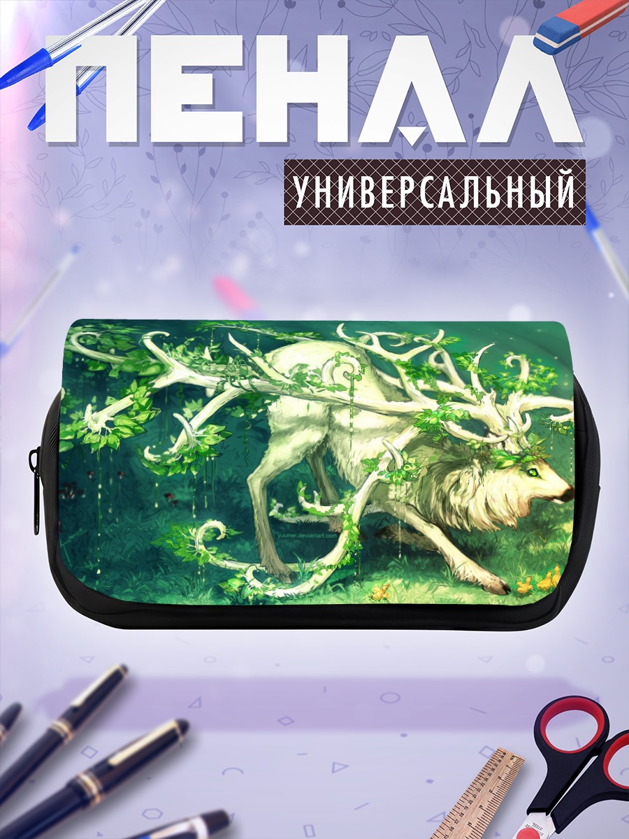 Пенал-косметичка Лесной олень с утёнком