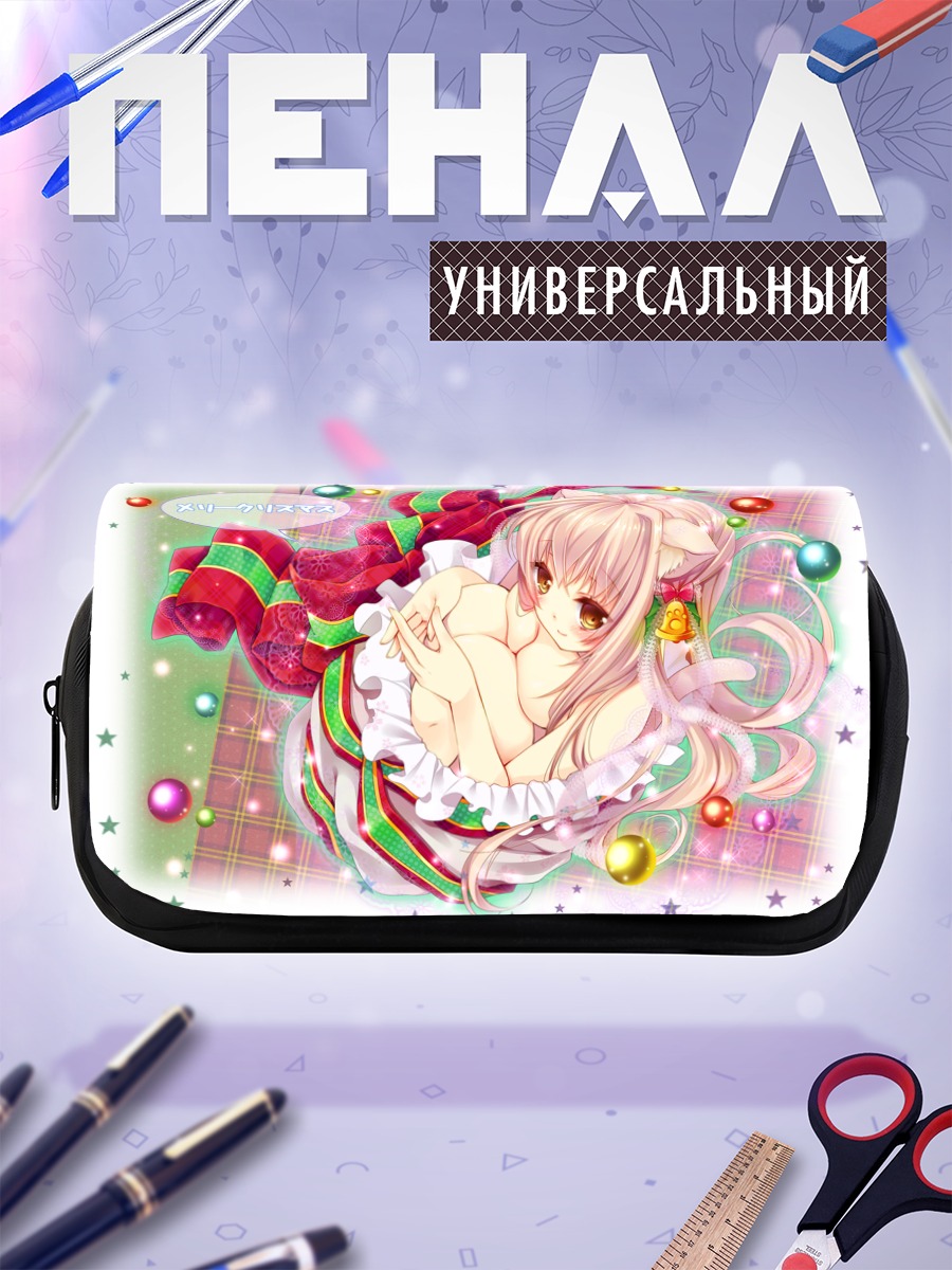 Пенал-косметичка Кошкодевочка в банте