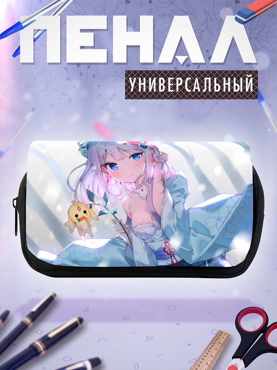 Пенал-косметичка Девушка в снегах