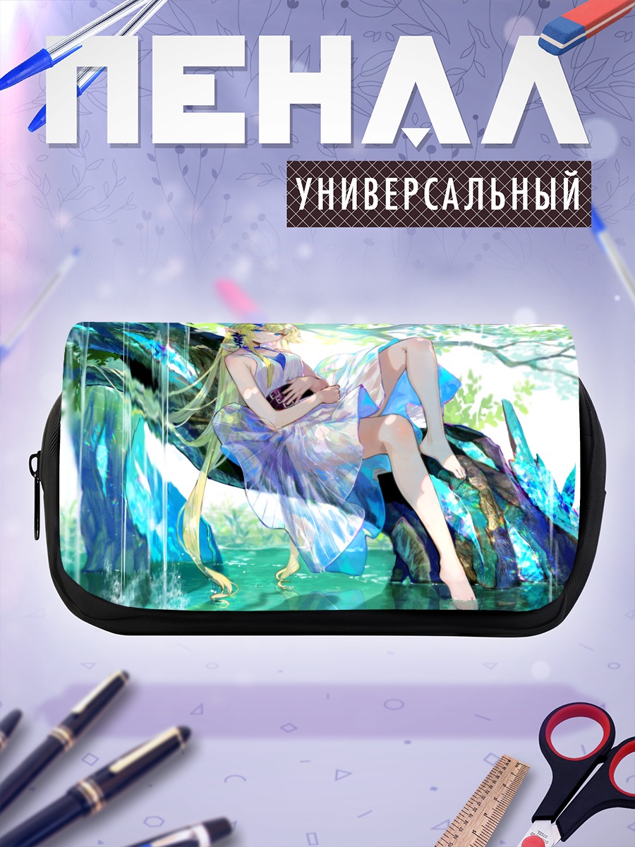 Пенал-косметичка Лесная нимфа у водопада