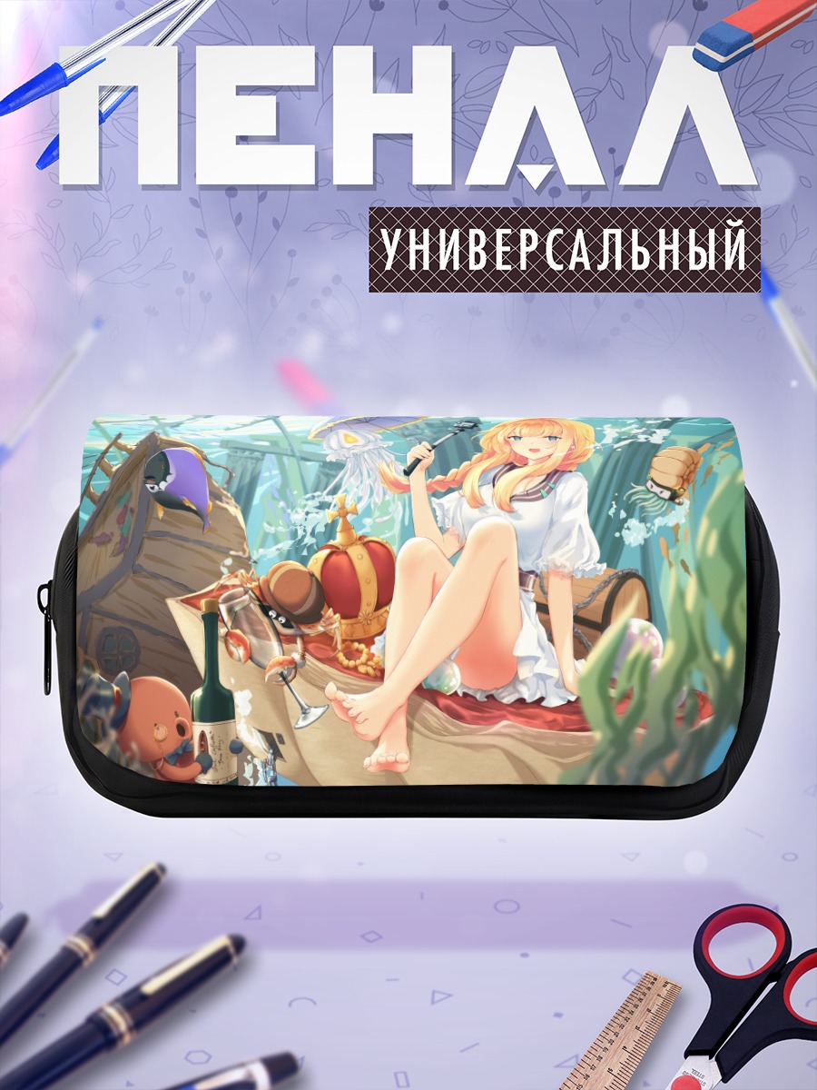 Пенал-косметичка Блондинка с камерой